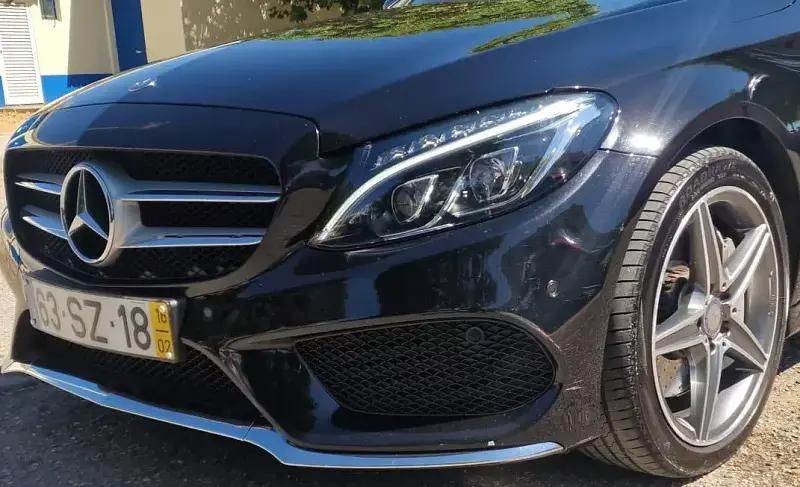 Preto Usado 2016 Mercedes C300 AMG line Sedan | € 23.250 (Super Preço) - Imagem 1/4