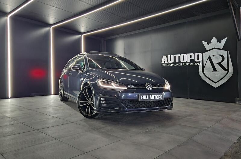 Cinza Usado 2018 VW Golf VII GTD Carrinha | € 26.900 (Caro) - Imagem 1/4
