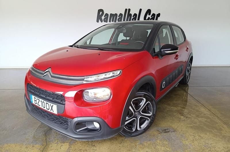 Vermelho Usado 2020 Citroën C3 PureTech Citadino | € 13.900 (Preço justo) - Imagem 1/4