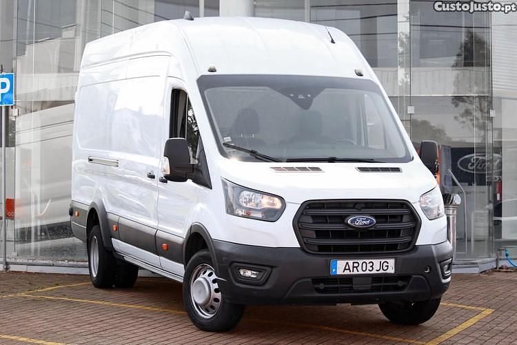 Branco Usado 2022 Ford Transit Trend Pickup | € 28.750 - Imagem 1/1