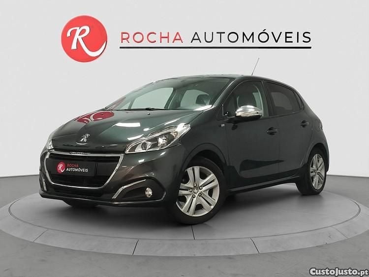 Cinza Usado 2019 Peugeot 208 Signature Sky Citadino | € 10.499 (Bom preço) - Imagem 1/1