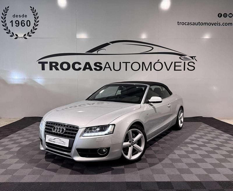 Usado Audi A5 211 HP (155 kW) 2009 Cinzento Cabrios