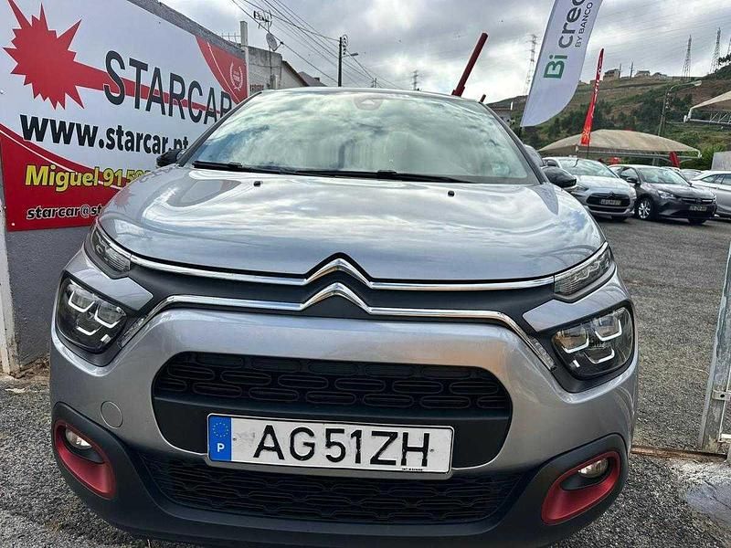 Cinzento Usado 2021 Citroën C3 Citadino | € 14.900 (Preço justo) - Imagem 1/4