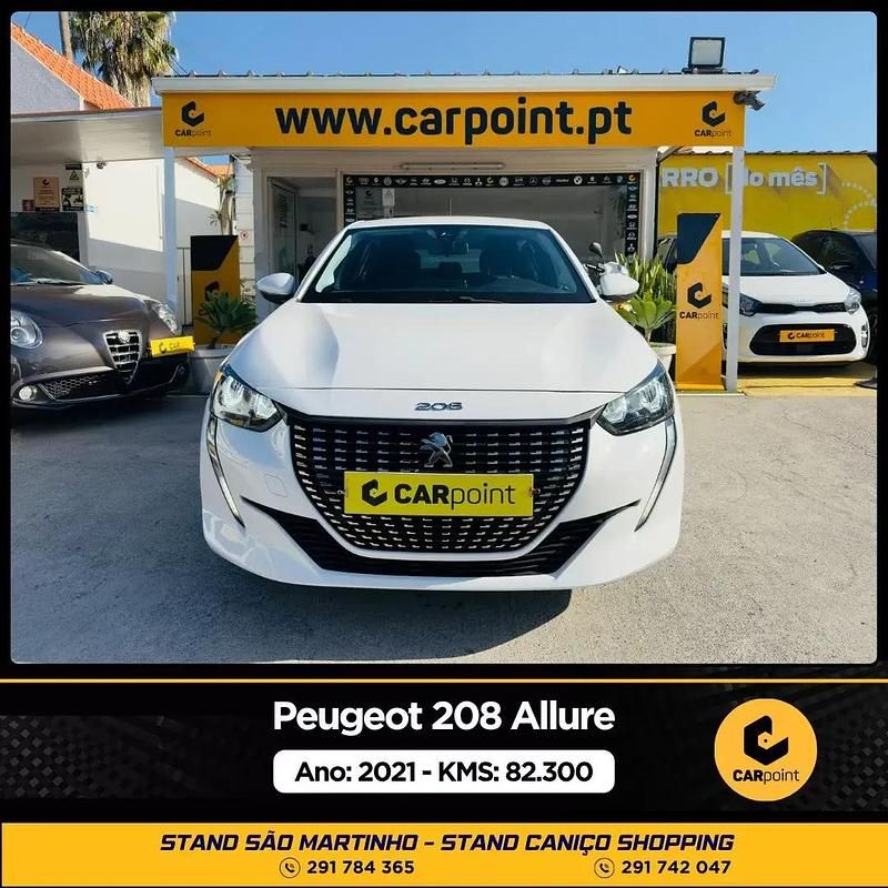 Branco Usado 2021 Peugeot 208 Allure Citadino | € 17.900 (Caro) - Imagem 1/4