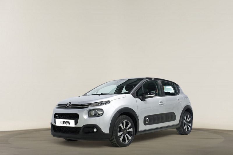 Cinzento Usado 2017 Citroën C3 PureTech Citadino | € 12.490 (Preço elevado) - Imagem 1/4