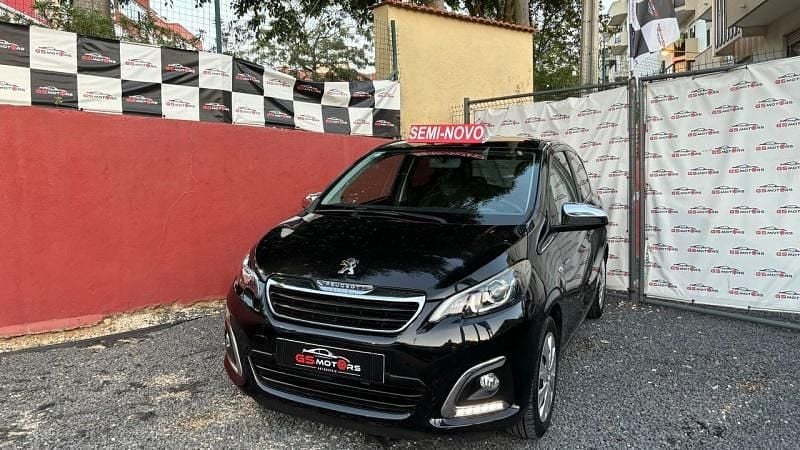 Preto Usado 2021 Peugeot 108 Style Citadino | € 10.400 (Bom preço) - Imagem 1/4