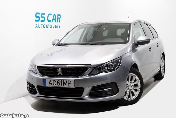 Cinza Usado 2020 Peugeot 308 SW Style Carrinha | € 11.990 (Super Preço) - Imagem 1/1
