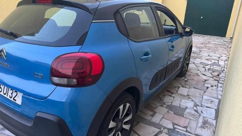 Azul Usado 2018 Citroën C3 Citadino | € 7.950 (Bom preço) - Imagem 1/4