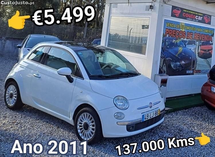 Branco Usado 2011 Fiat 500 | € 5.499 (Bom preço) - Imagem 1/1