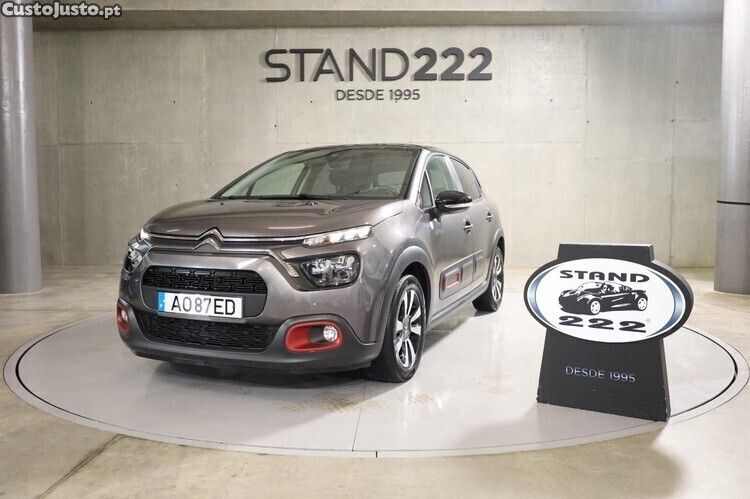 Cinza Usado 2022 Citroën C3 PureTech Citadino | € 13.950 (Preço justo) - Imagem 1/1