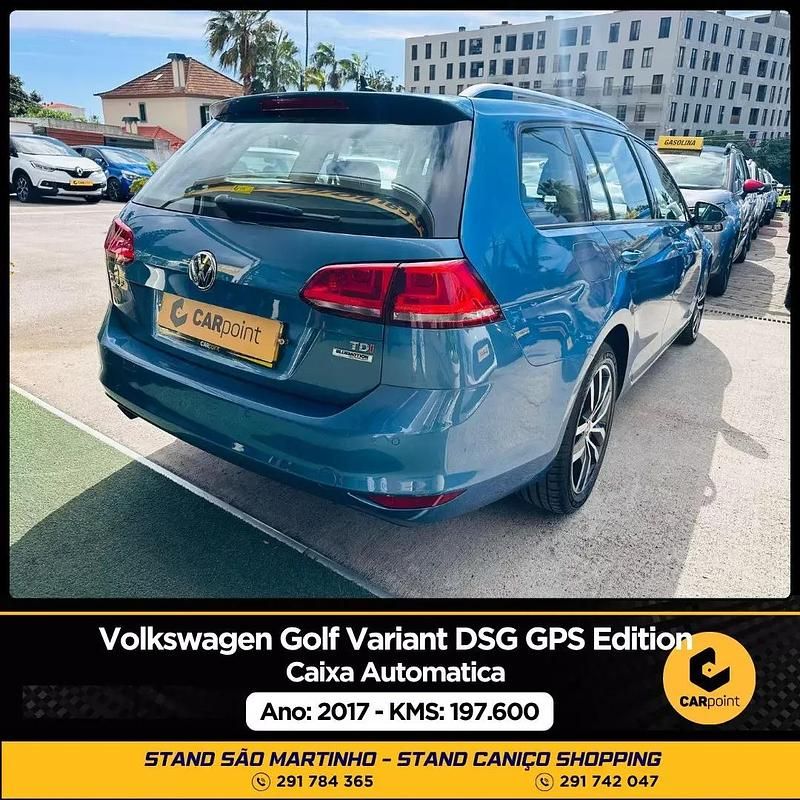 Usado VW Golf VII Edition 110 HP (80 kW) 2017 Azul Carrinha