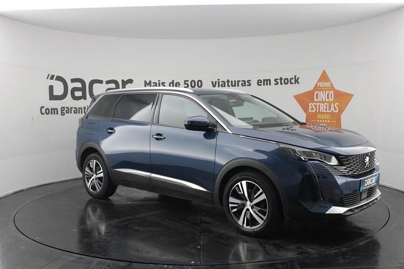 Azul Usado 2021 Peugeot 5008 Allure SUV | € 21.499 (Bom preço) - Imagem 1/4