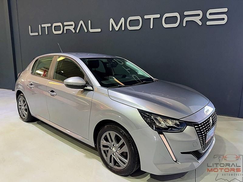 Cinza Usado 2021 Peugeot 208 Active Citadino | € 13.500 (Bom preço) - Imagem 1/3