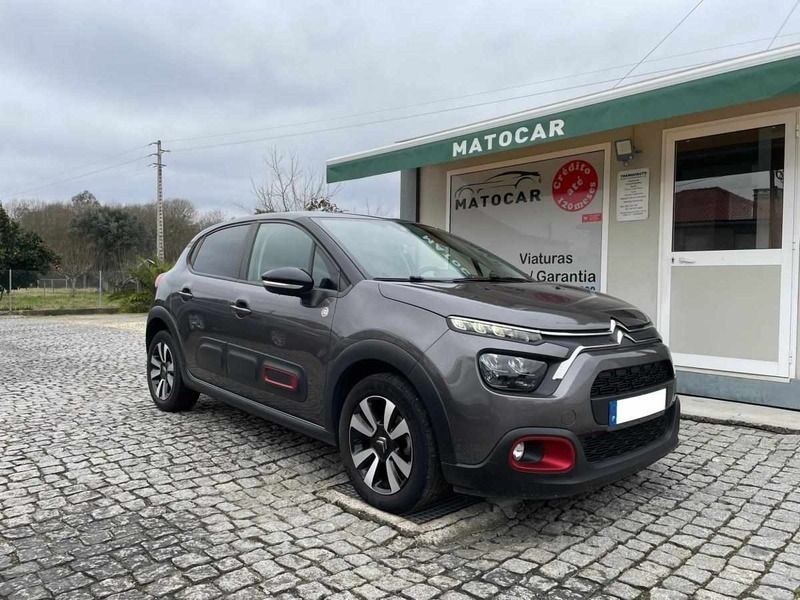 Cinzento Usado 2021 Citroën C3 Citadino | € 13.900 (Preço justo) - Imagem 1/4