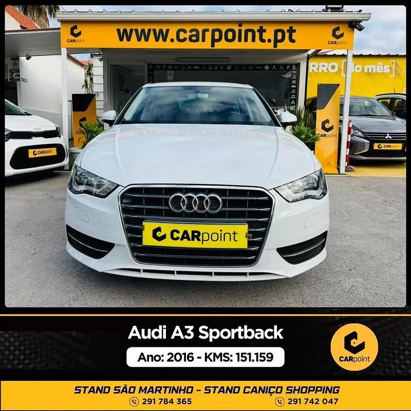 Branco Usado 2016 Audi A3 Sportback Citadino | € 17.900 (Preço elevado) - Imagem 1/4