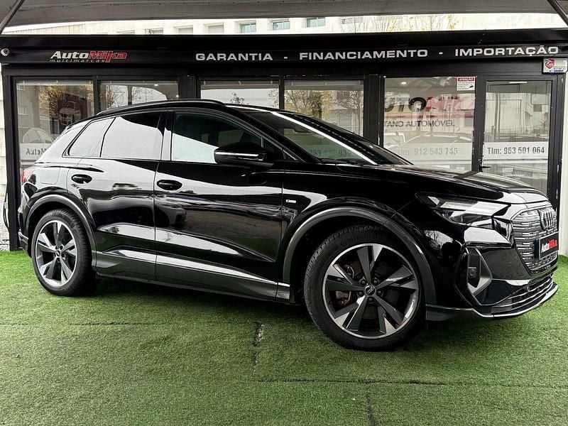 Preto Usado 2022 Audi Q4 e-tron S-Line SUV | € 35.900 (Bom preço) - Imagem 1/4