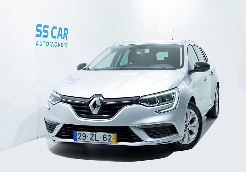 Cinza Usado 2019 Renault Mégane GrandTour LIMITED Carrinha | € 11.990 (Bom preço) - Imagem 1/4