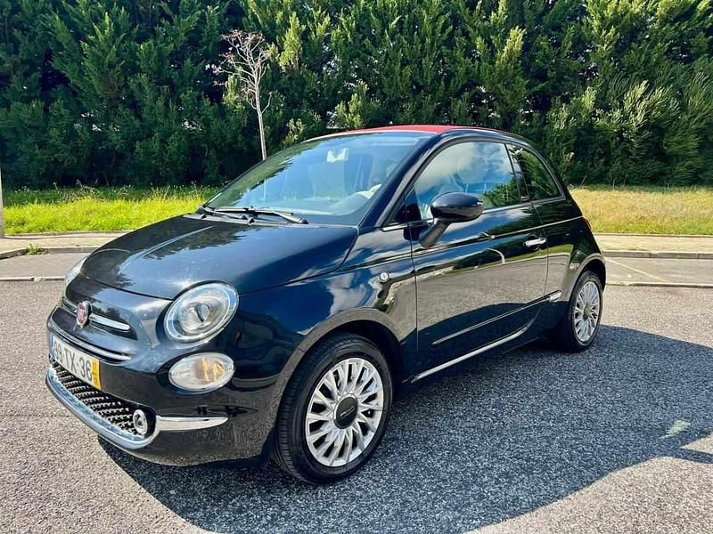 Preto Usado 2017 Fiat 500 Cabrios | € 9.500 (Super Preço) - Imagem 1/4