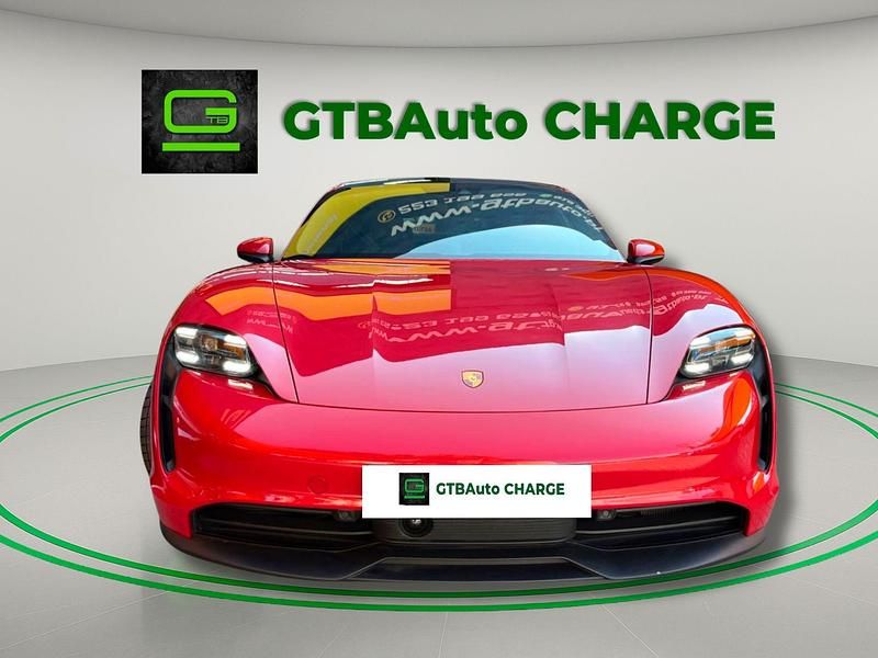 Vermelho Usado 2022 Porsche Taycan 4S Sedan | € 84.900 (Preço elevado) - Imagem 1/4