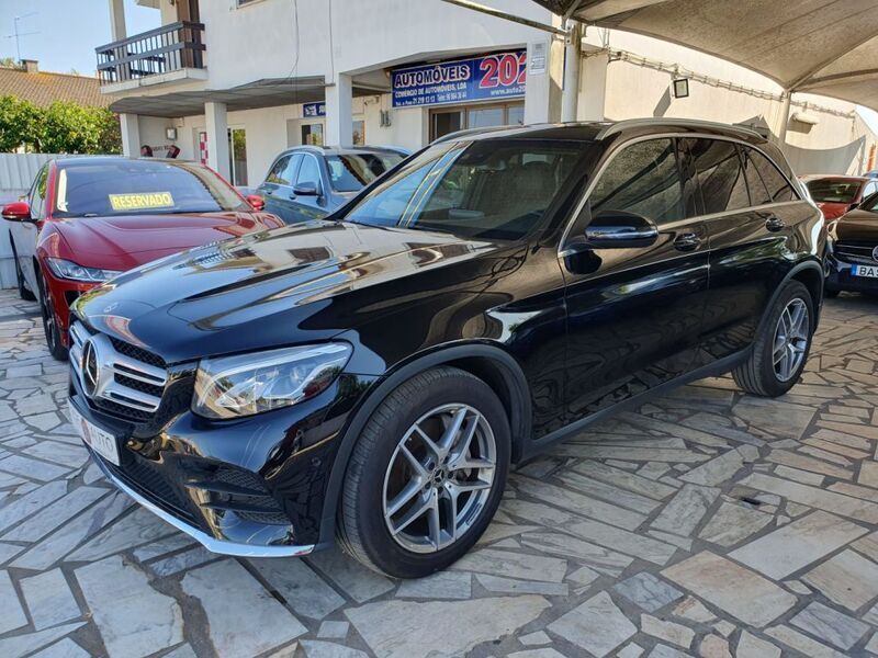 Usado Mercedes GLC220 AMG line 170 HP (125 kW) 2018 Preto SUV