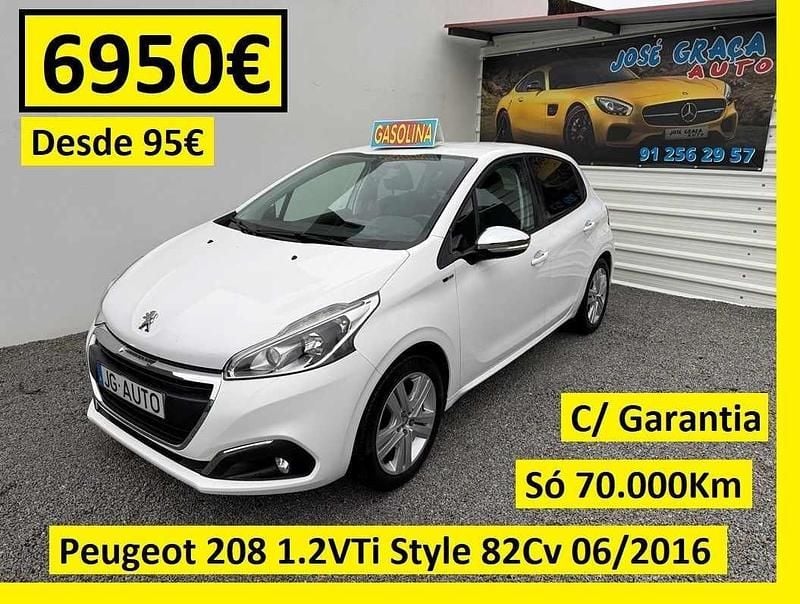 Usado Peugeot 208 Style 82 HP (60 kW) 2016 Branco Citadino