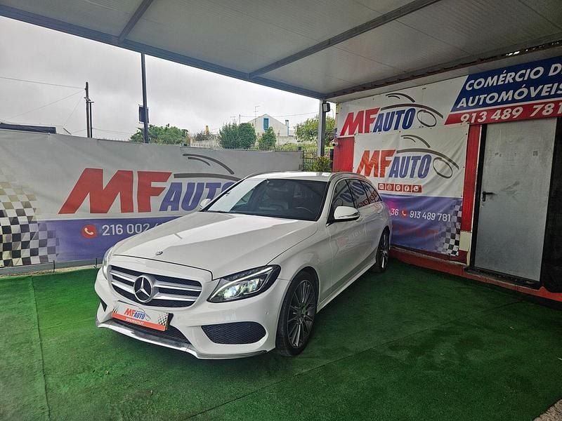 Branco Usado 2014 Mercedes C220 AMG line Carrinha | € 16.750 - Imagem 1/4