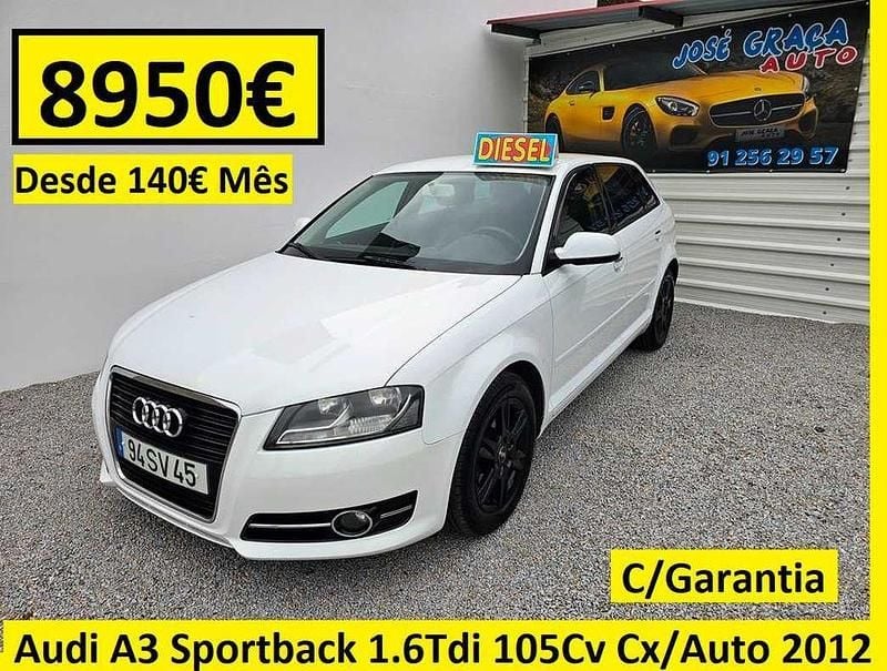 Branco Usado 2012 Audi A3 Sedan | € 8.950 (Bom preço) - Imagem 1/4