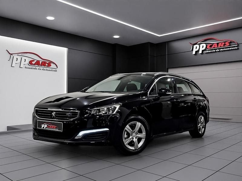 Preto Usado 2015 Peugeot 508 SW Allure Carrinha | € 10.450 - Imagem 1/4