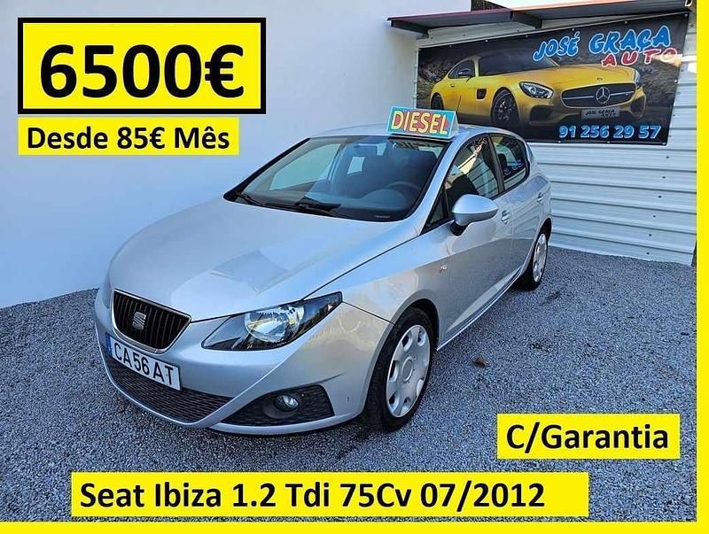 Cinzento Usado 2012 Seat Ibiza | € 6.500 (Preço justo) - Imagem 1/4