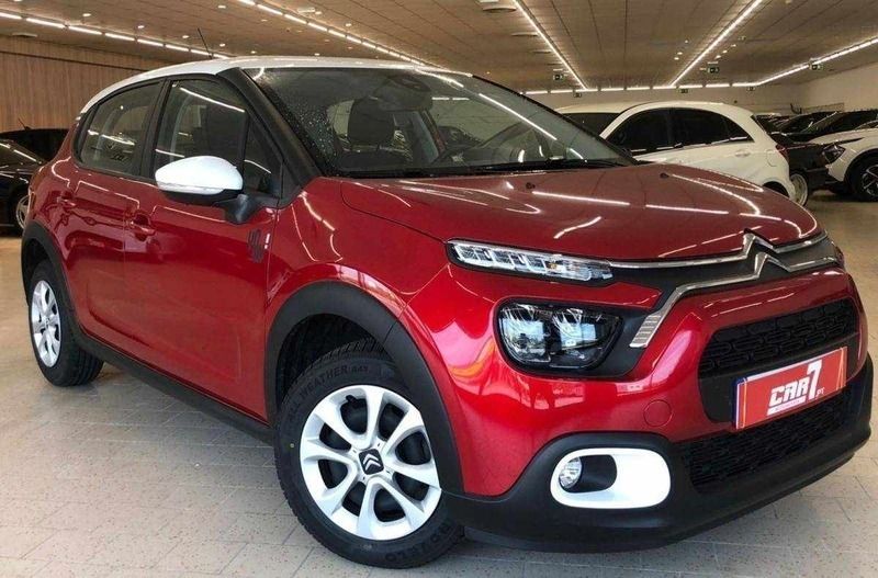 Vermelho Usado 2021 Citroën C3 Feel Citadino | € 11.990 (Bom preço) - Imagem 1/4