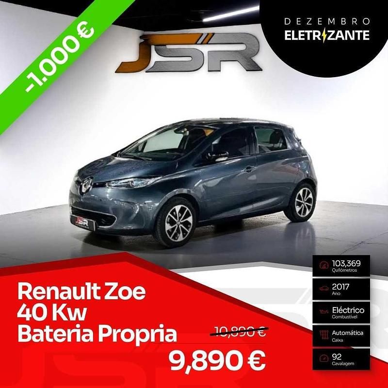 Cinza Usado 2017 Renault Zoe Bose Edition Citadino | € 9.890 (Bom preço) - Imagem 1/4