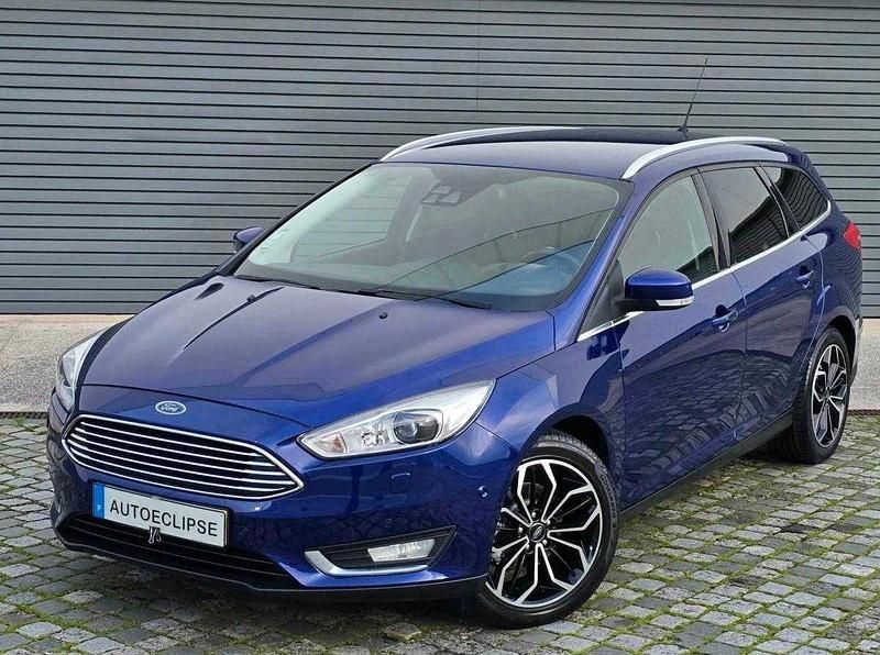 Usado Ford Focus Titanium 120 HP (88 kW) 2016 Azul Carrinha