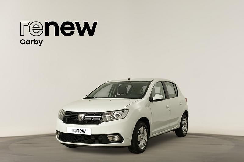 Branco Usado 2018 Dacia Sandero Comfort Citadino | € 11.990 (Caro) - Imagem 1/4
