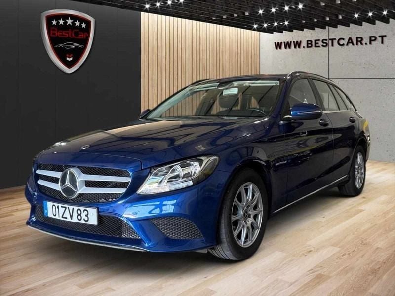 Azul Usado 2020 Mercedes C200 Carrinha | € 21.950 (Preço justo) - Imagem 1/4