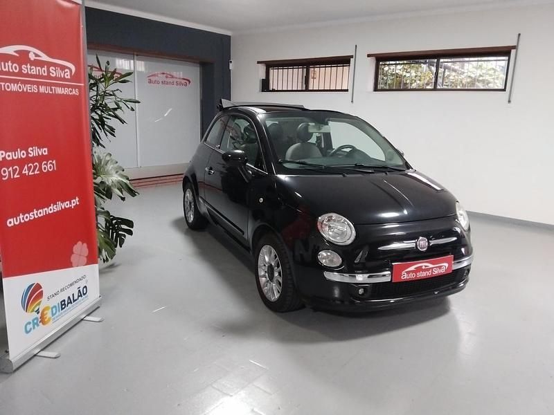 Usado Fiat 500C Lounge 69 HP (50 kW) 2012 Preto Cabrios