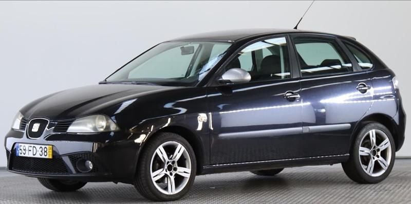 Preto Usado 2008 Seat Ibiza Citadino | € 4.300 (Bom preço) - Imagem 1/4