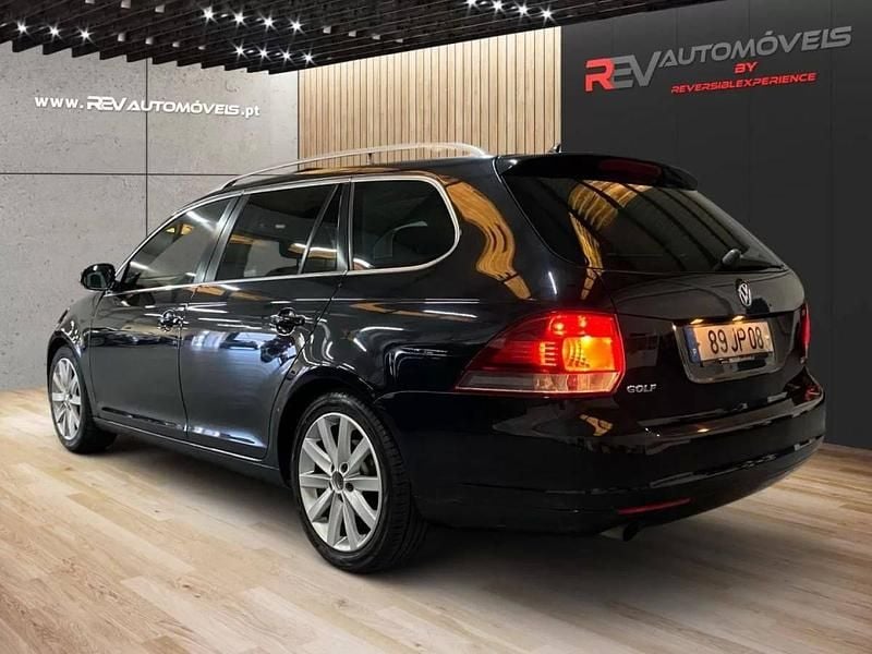 Usado VW Golf VI 105 HP (77 kW) 2008 Preto Citadino