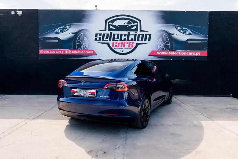 Usado Tesla Model 3 Performance 461 kW (627 HP) 2022 Azul Sedan