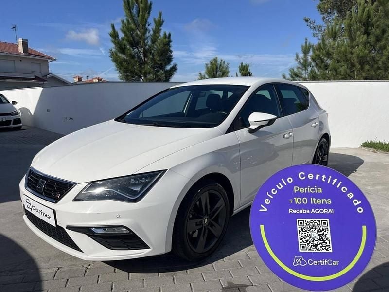 Branco Usado 2018 Seat Leon FR | € 17.500 (Preço elevado) - Imagem 1/4