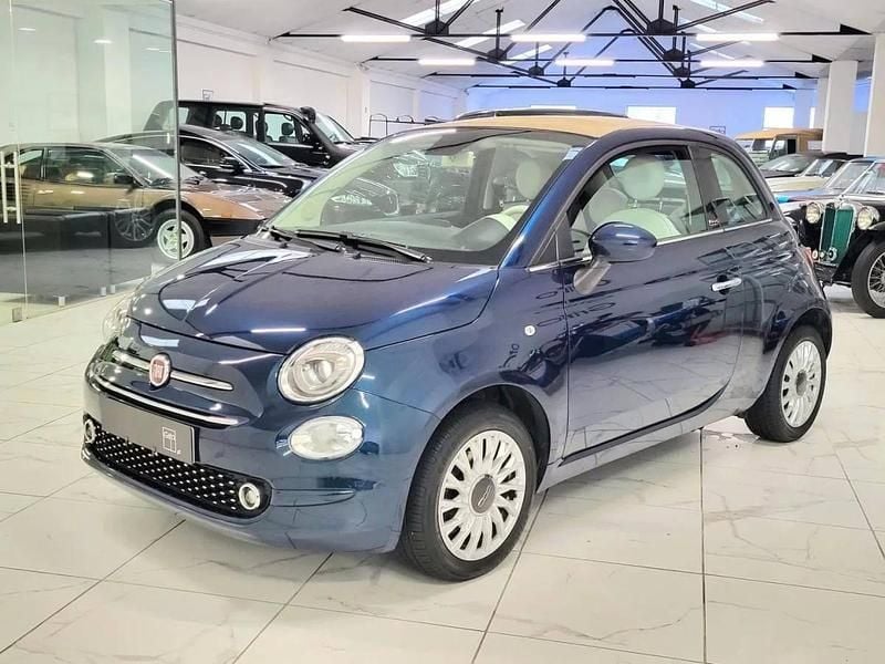 Usado Fiat 500C Lounge 69 HP (50 kW) 2019 Azul escuro Cabrios