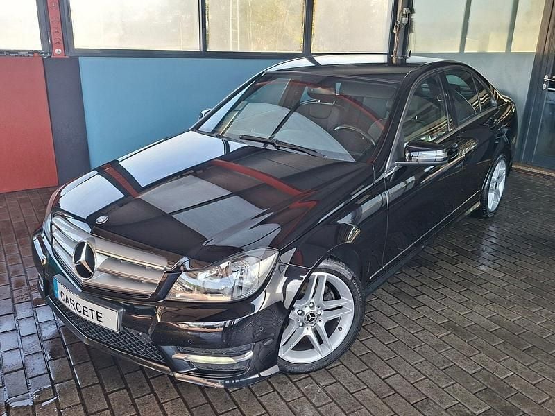 Preto Usado 2012 Mercedes C220 AMG line Sedan | € 15.750 - Imagem 1/4