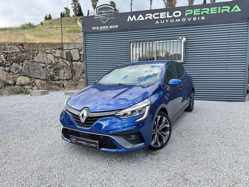 Azul Usado 2020 Renault Clio V RS Line | € 18.900 - Imagem 1/1