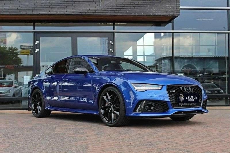 Azul Usado 2017 Audi RS7 Citadino | € 81.900 - Imagem 1/4