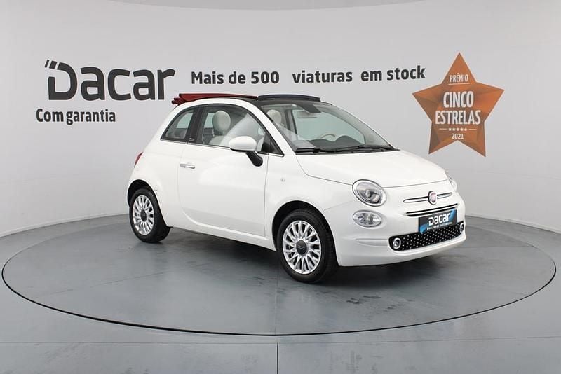 Branco Usado 2020 Fiat 500C Lounge Cabrios | € 9.999 (Bom preço) - Imagem 1/4