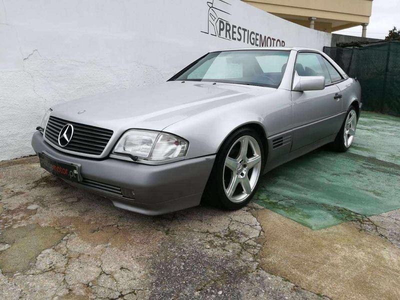 Cinzento Usado 1991 Mercedes SL300 Cabrios | € 22.500 - Imagem 1/4