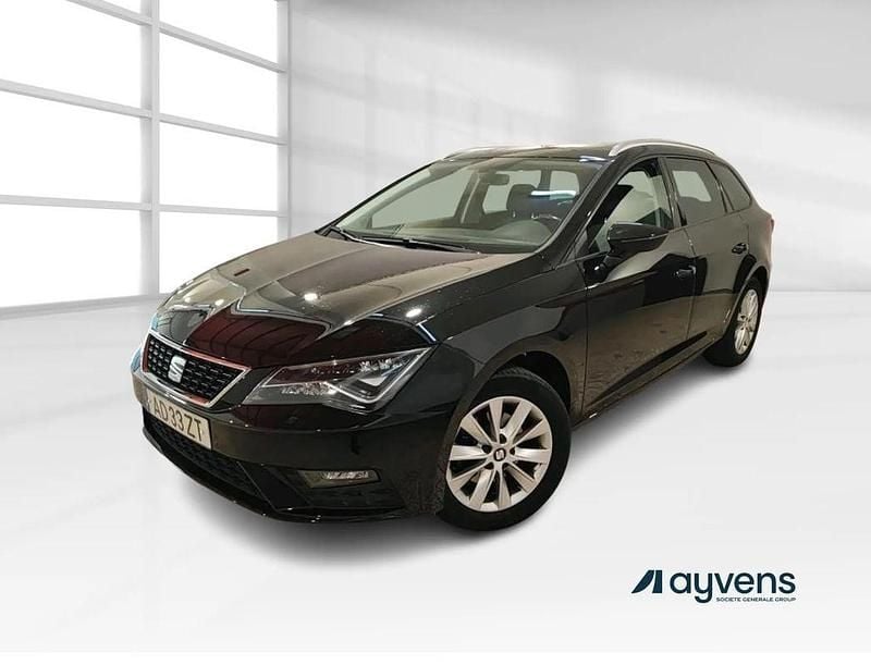 Usado Seat Leon ST 115 HP (84 kW) 2020 Preto Carrinha