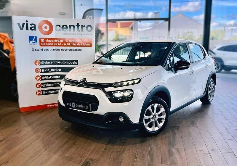 Branco Usado 2021 Citroën C3 Feel Citadino | € 12.900 (Preço justo) - Imagem 1/4