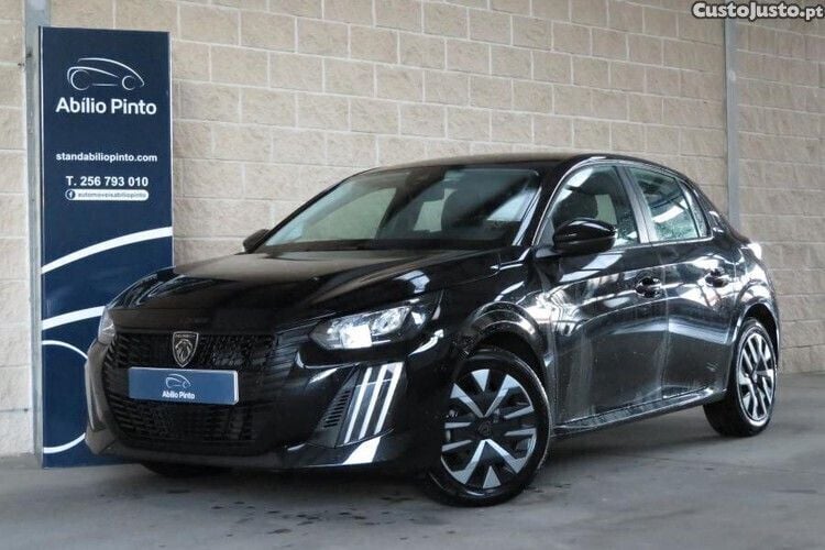Preto Usado 2024 Peugeot 208 Active Citadino | € 16.990 (Super Preço) - Imagem 1/1
