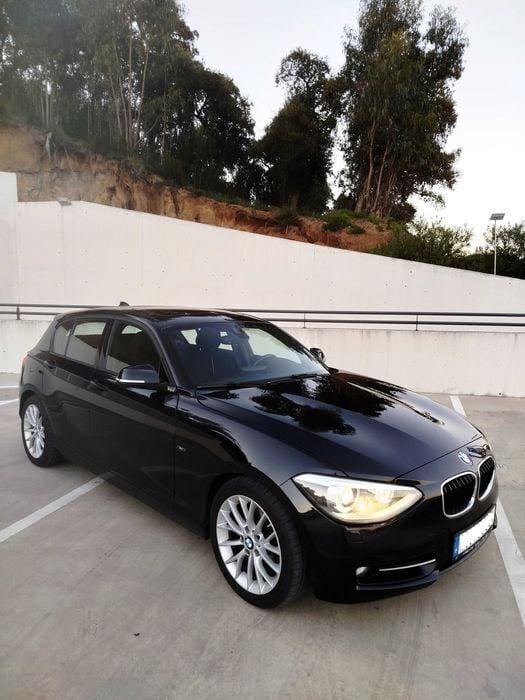 Preto Usado 2012 BMW 118 Sport Line Citadino | € 12.990 (Preço justo) - Imagem 1/4