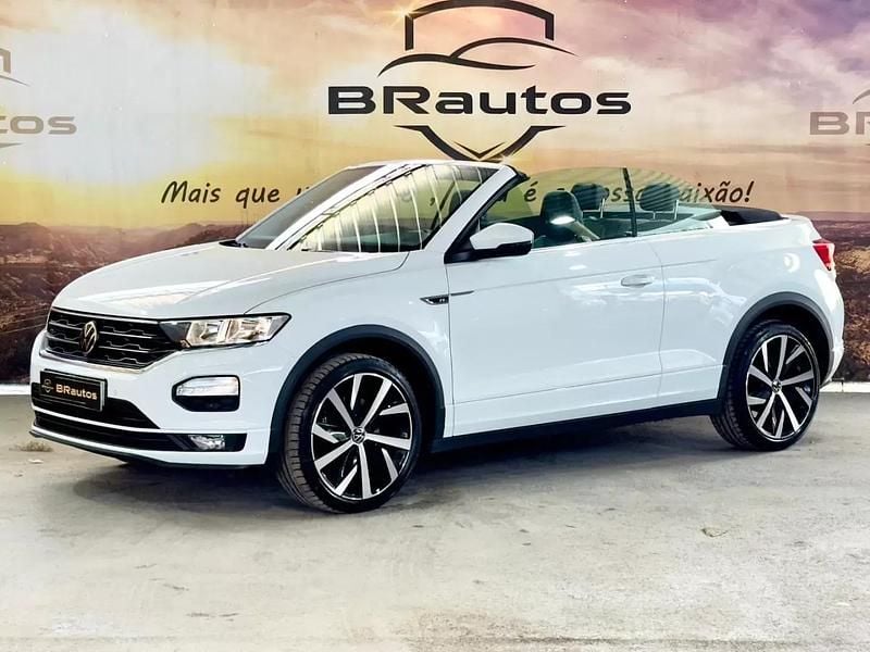 Branco Usado 2021 VW T-Roc Cabriolet R-line Cabrios | € 28.900 - Imagem 1/4